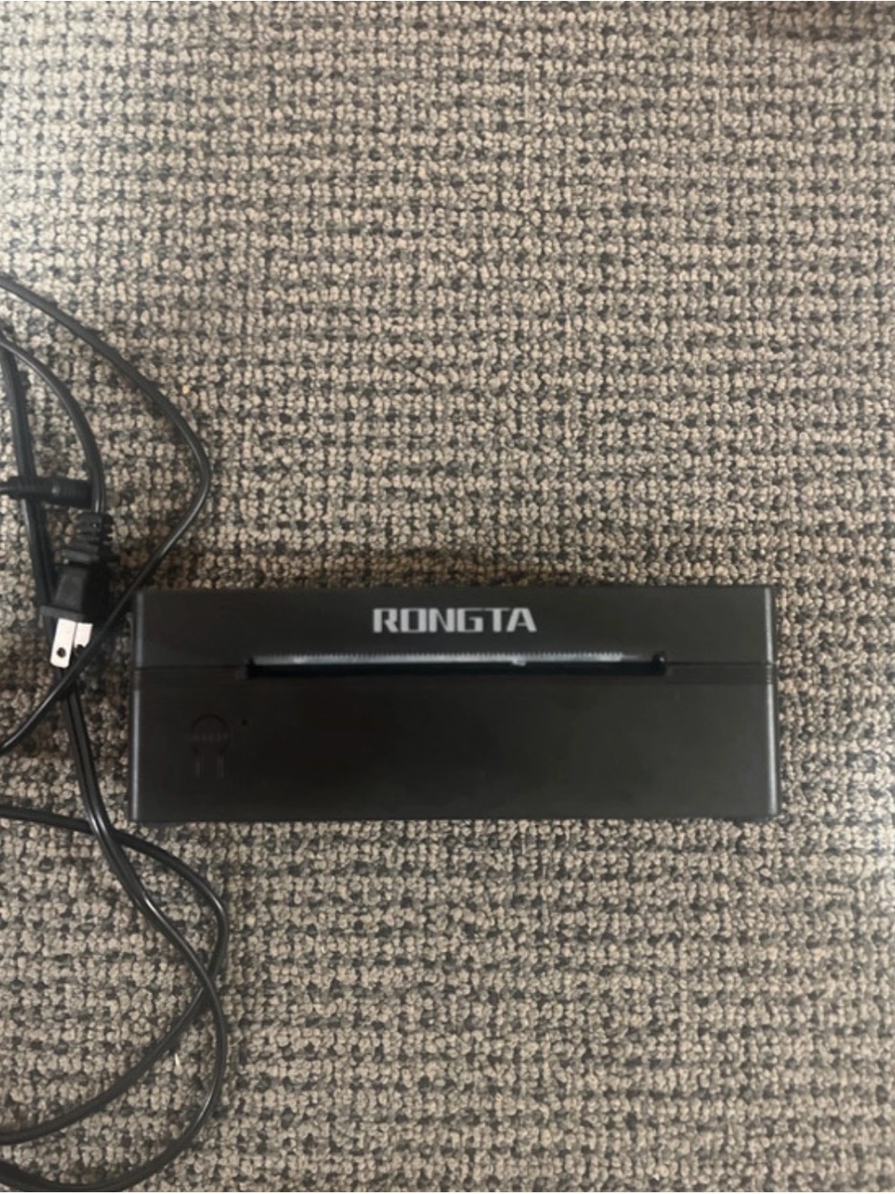 Black Thermal Receipt Printer - Compact Electronics
